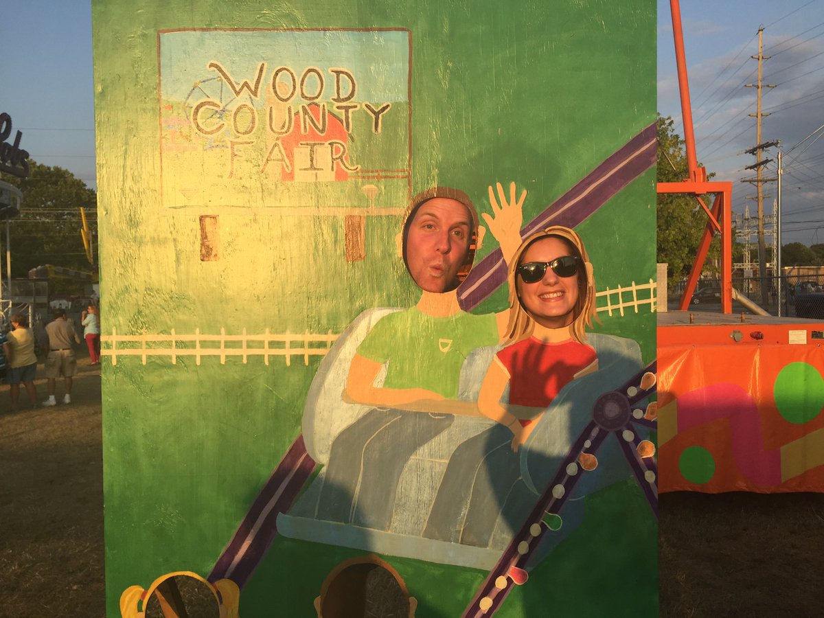 Ryan_Wichman's tweet photo. 2 milkshakes, 2 pork a leans, &amp; 1 cheeseburger later @woodcountyfair was a success. Oh look, @AmandaWTOL came too! https://t.co/yv4AfOolnk