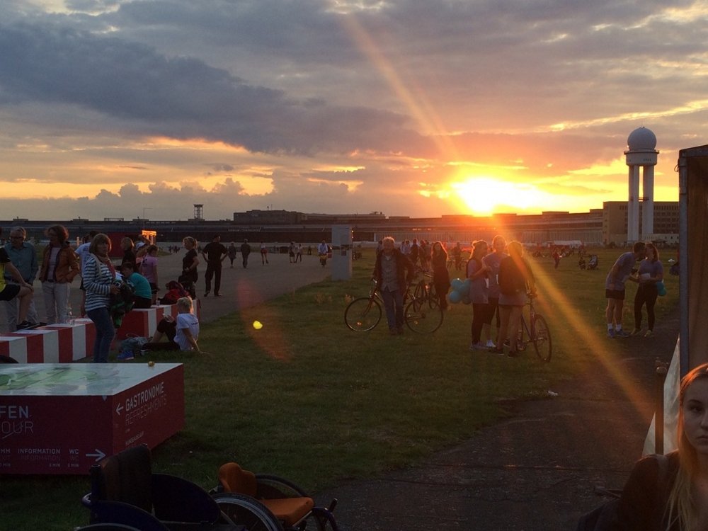 Guten Morgen Berlin. Danke für die tolle Veranstaltung auf dem #tempelhoferfeld #MutLauf #MutTour
