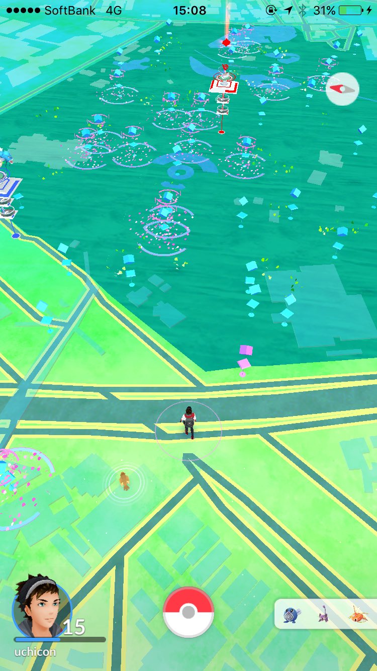 Uchico 広東省 Al Twitter ポケモンgoレポ01 ゼニガメの巣 大高緑地 栄駅から大高緑地入口 左京山駅までバスで1本 1時間弱2円 高速1 追記鶴舞公園からもいけます ポケモンgo ポケモンの巣 愛知 名古屋 大高緑地 検証 T Co Logjjncskn