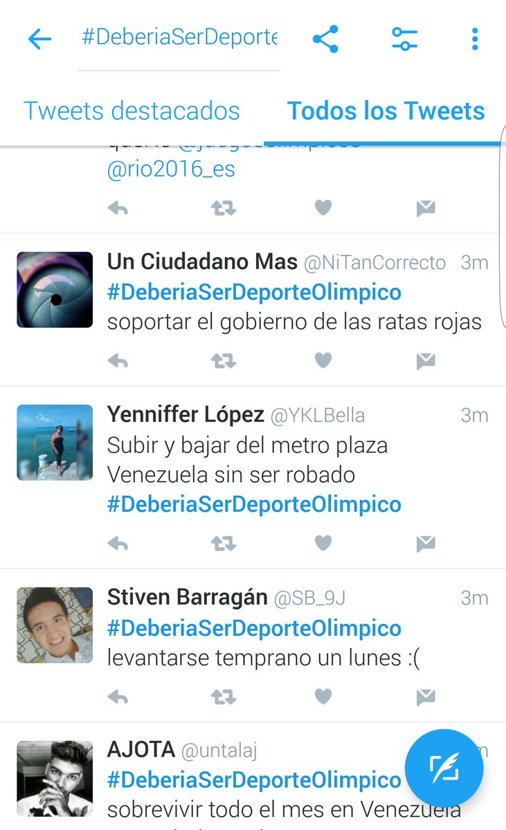 Ronald_MacKay's tweet photo. El hashtag #DeberiaSerDeporteOlimpico se hizo internacional!!!! #EfectoSLM @slmshou https://t.co/kyMnL76TXi