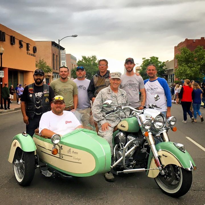 VeteransRide's tweet photo. Air Force Major General H. Michael Edwards with members of our 2016 Veterans Charity Ride to Sturgis during the Den… https://t.co/wMqmylNtEQ