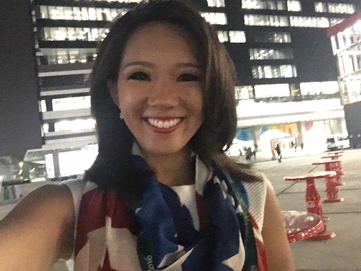 Nancy Chen On Twitter All Decked Out And Ready To Go Coming To You Live From Rio After The Opening Ceremony On 7news