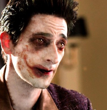 Adrien Brody imagined as the Joker