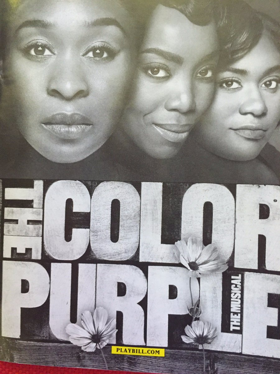 In NY-just seen an amazing performance of THE COLOR PURPLE. Not to be missed. Stunning cast, set, music. The best.