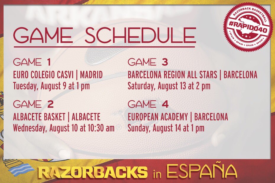 Razorback Basketball on Twitter "Before we ️ tomorrow, here's a