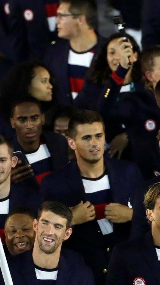 Jacklynkellick's tweet photo. Who is this hot #usaolympics athlete walking behind @michealphelps10 at the #RioOlympics2016? @BuzzFeed help us! https://t.co/0VxmDan85P
