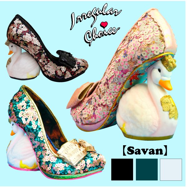 イレギュラーチョイス #IrregularChoice 2016AW新作 白鳥ヒール