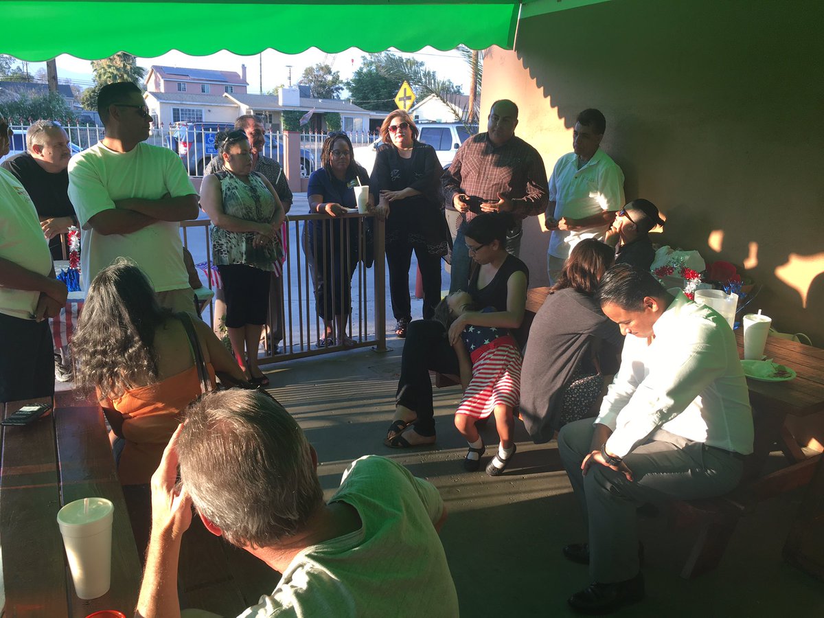BarBaraLChavez's tweet photo. Great turnout today!  Thankful for everyone and happy to move forward with this re-election campaign.  #Chavez4FUSD https://t.co/BoTsaQCNv1