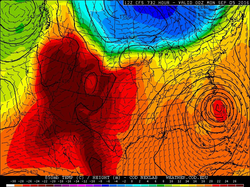 StormchaserNYC's tweet image. #Hurricane on the #CFSv2 #computermodel! I am excited! With the Altlantic is so warm, I am not shocked #NYCHurricane