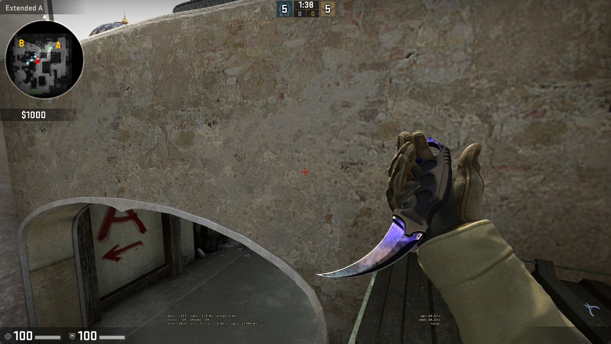 Mortenrf's tweet photo. Another 20 cases, and FINALLY the knife I allways wanted! #csgo #luckisreal #doppler #phase3 https://t.co/OyXWDpJSRM