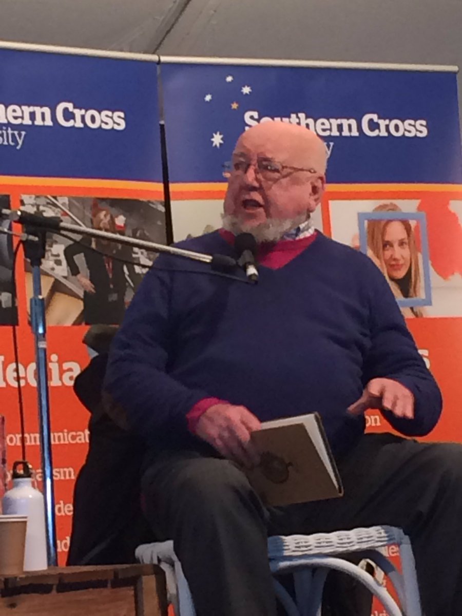 SCU_Australia's tweet photo. 'If we had a bill of rights, a #treaty would be much easier now': Tom Keneally #auspol #scumarquee #byronwf2016 https://t.co/1NrWtN8WtM