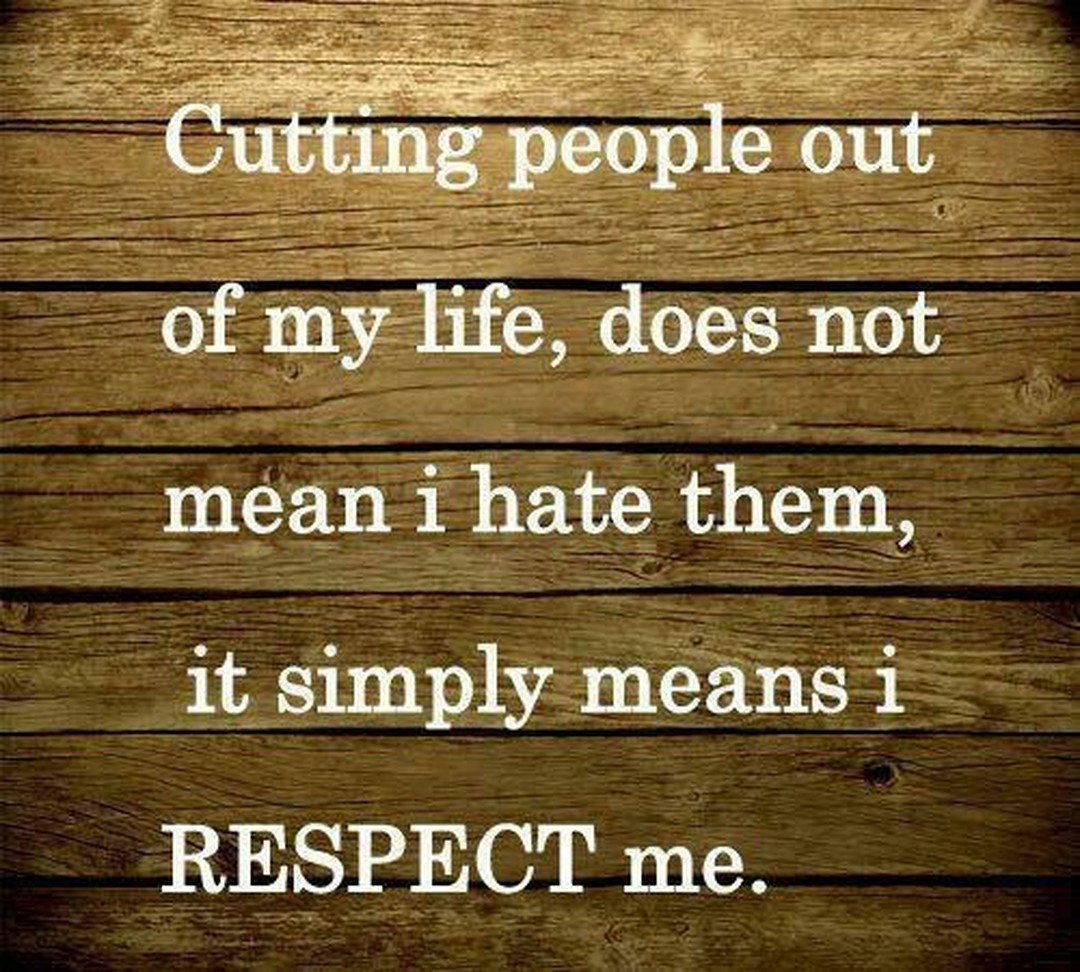 psychicsisters's tweet photo. #Saturday #Jackie #quote #cutting #people out of my #life doesn't mean I #hate them it #simply #means #IRespectME https://t.co/L9NSxAjqzN