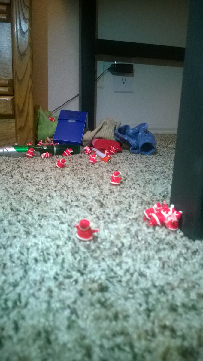 SarnicDirchi's tweet image. Huh...I missed some stuff when I was packing. But why are you guys interested in that? #SantasontheRun #itsnotcandy