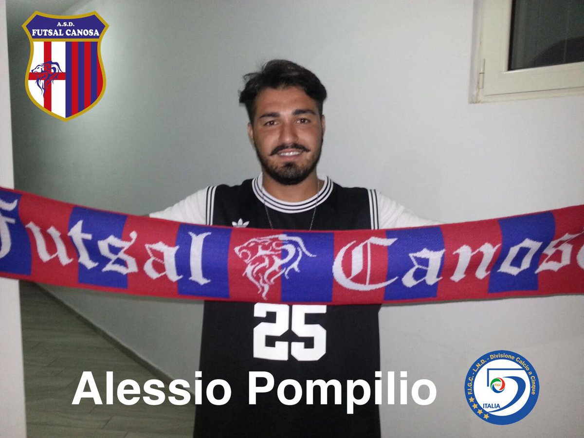asdfutsalcanosa's tweet photo. #ApuliaFoodCanosa arriva un nuovo portiere #AlessioPompilio 

https://t.co/Qsra3TEJgO https://t.co/2s5rpJuY74