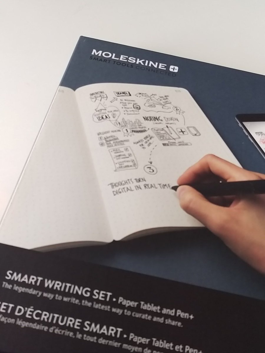 blogzoomlab's tweet image. Da schau her... @moleskine schickt ein #smartwritingset ins #Zoomlab...