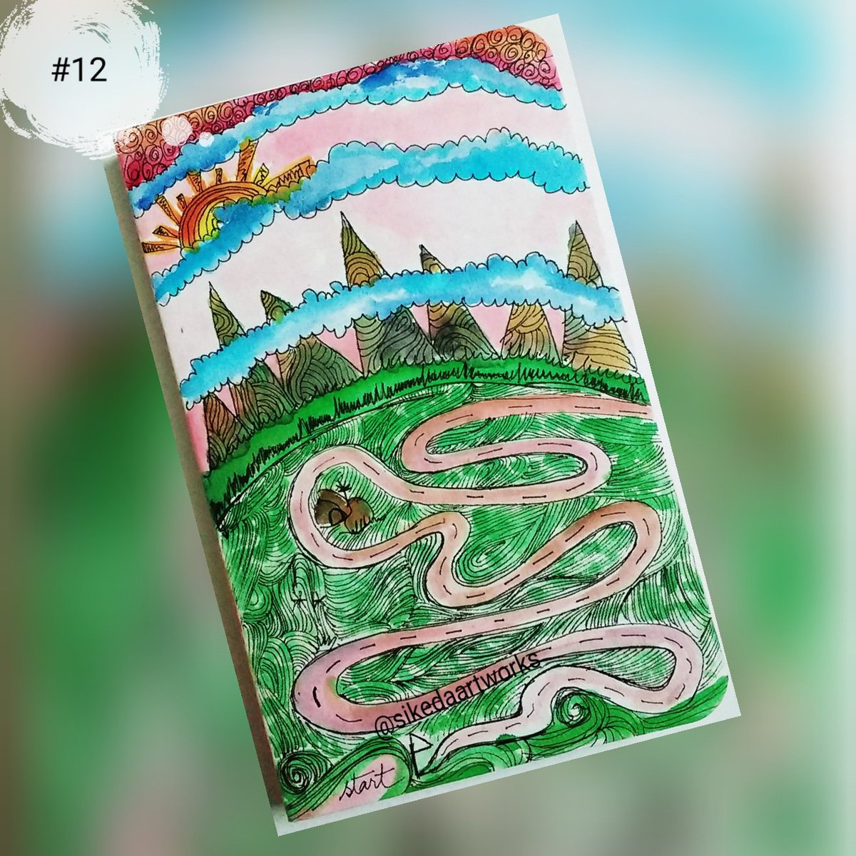 sikedaart's tweet photo. Create your own path,look forward! #discover #yourjourney #sikeda #sikedaartworks https://t.co/4eYtrhZYPi