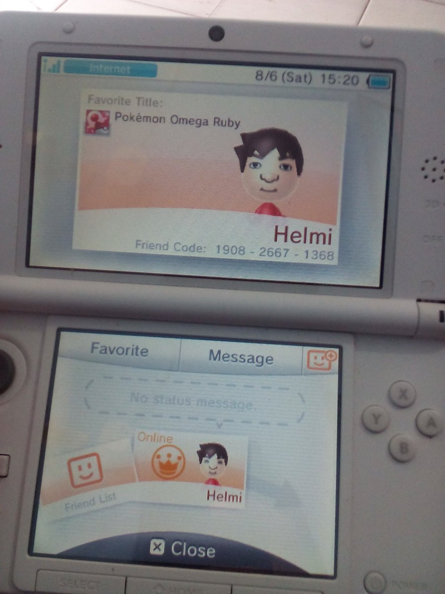 Queen_Vienny_FF's tweet photo. 1908-2667-1368
#FriendCode3DS
#3DS https://t.co/bARR2FREsS