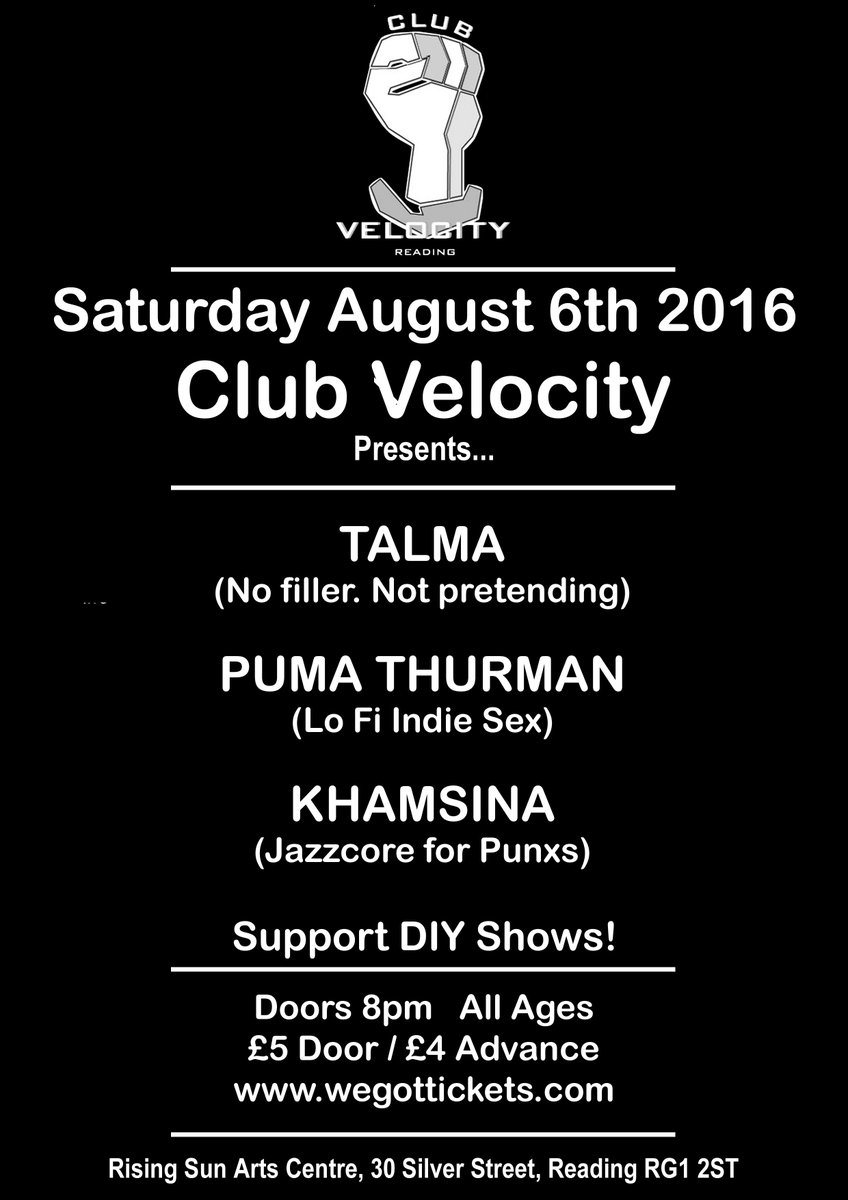 We are playing a gig tonight :)