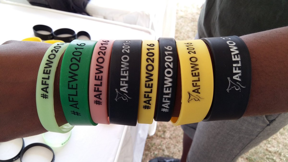 Cool Wristbands on sale! Get urs from #TeamStill at the merchandise stands @nairobiprimary @AFLEWO #AFLEWORun2016