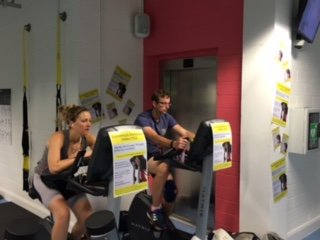 Donate4Fit's tweet photo. Get set, we're off! #SouthfieldsCycle begins! #fundraising #foodbanks https://t.co/AMSO84NHnu