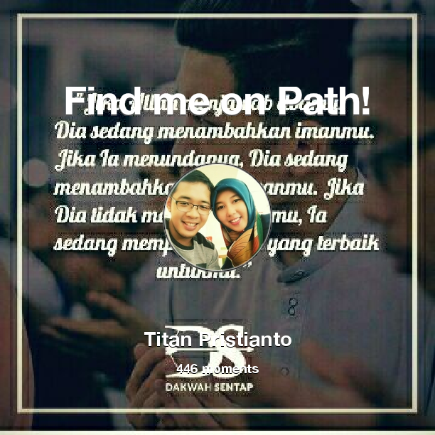 sayatitan's tweet photo. Find me on #Path now! Go to https://t.co/DOTo50lktE https://t.co/4DjorS77Kx