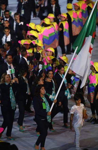 farahalge's tweet photo. الوفد #الجزائري العاب الاولمبية #Rio2016 البرازيل 13اختصاصا حظ موفق ل #الجزائر #بلادي  #OpeningCeremony https://t.co/qqjjJDv11A