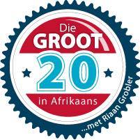 GrootFM's tweet image. #GROOT20 met 'n nuwe #1!  BAie geluk aan @AdamMusiek met SEISOENE IN DIE SON. #15weke