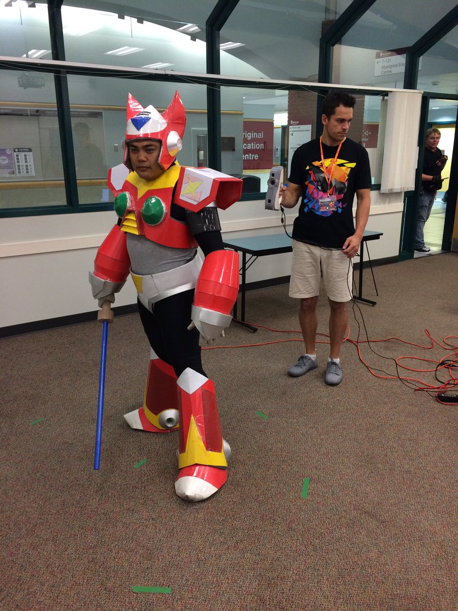 imagine_3d's tweet photo. Thanks Romar for coming in for a scan at #Animethon #animethon23 #animethon2016 #yeg #3Dprinting https://t.co/YP60tevZyl