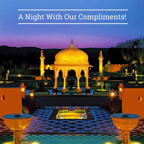 OberoiHotels's tweet photo. Extend your stay a bit longer and receive a night with our compliments.
Limited Period Offer https://t.co/79kiMXec7X https://t.co/Z7PQsKQmOT