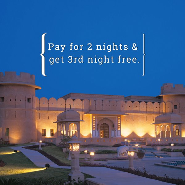 OberoiHotels's tweet photo. Extend your stay a bit longer and receive a night with our compliments.
Limited Period Offer https://t.co/79kiMXec7X https://t.co/Z7PQsKQmOT