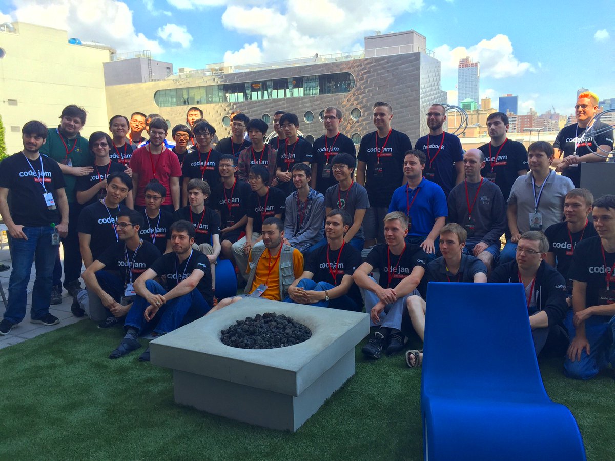 gcodingcomps's tweet image. Distributed #CodeJam2016 kicks off at 12:30pm ET today in under 2 hours! We're live in NYC. Who are you rooting for?