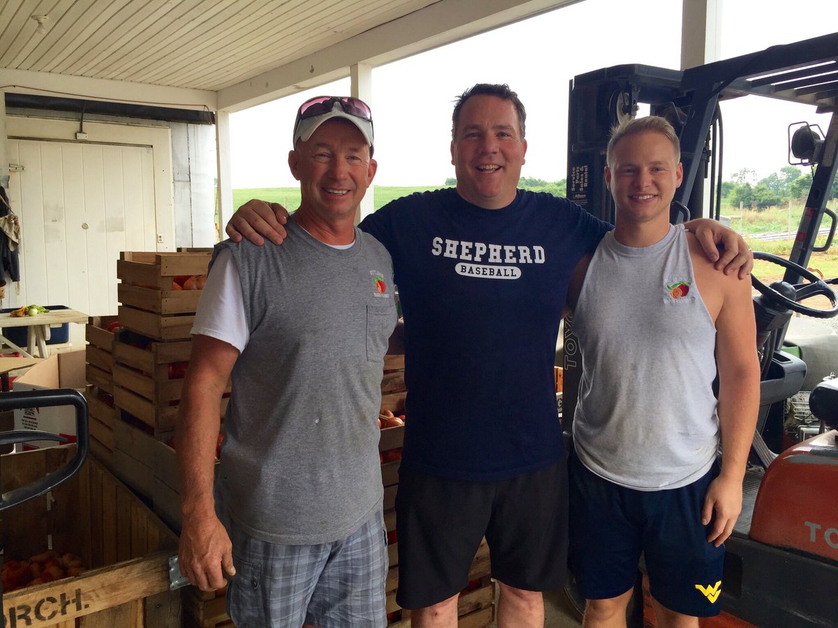RepAlexMooney's tweet photo. Met w Greg &amp; Tyler Butler. 5th generation owners of Butler's Orchard in Berkeley Co. https://t.co/YQ174jaVxJ