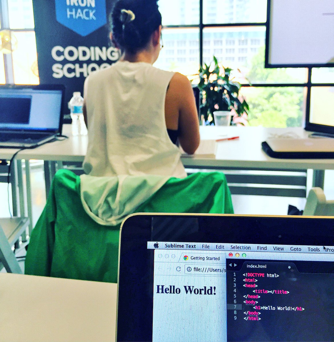 Hello world! Did you know <a href="/ironhack/">blabloup</a> has provided scholarships for local #Miami women to take their coding courses?!