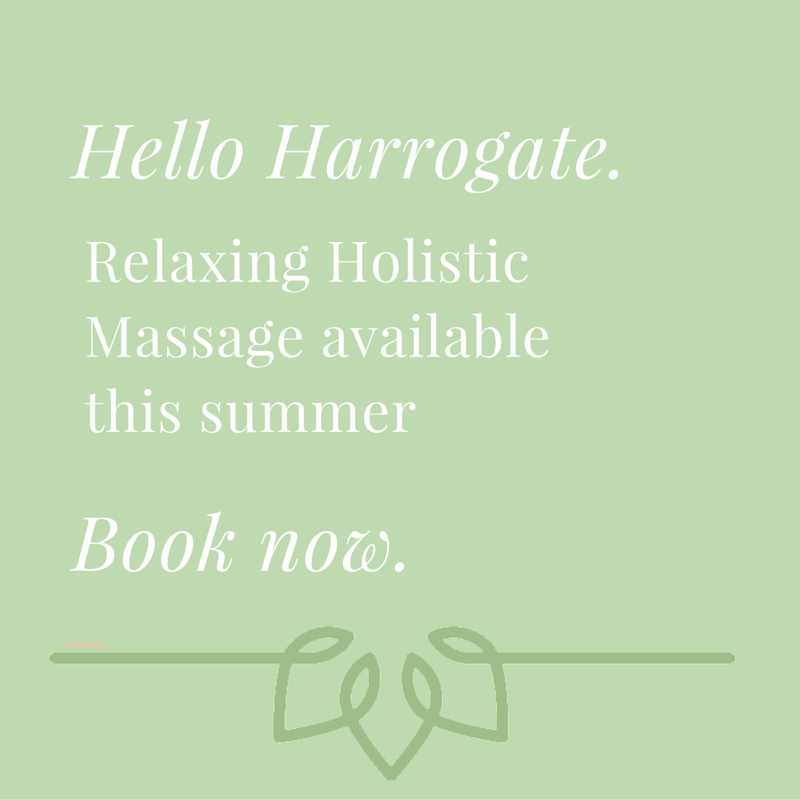 Book a holistic massage this August, link in profile to view all treatments and offers on our website #harrogate