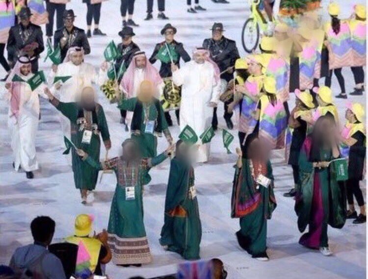 MANKSA9's tweet photo. وفق الضوابط الشرعيه
تم استئجار هؤلاء الجواري ليتراقصن بشعار التوحيد في أولمبياد #ريو2016
متى سنعي أن الغرب لن يرضى؟! https://t.co/jr4nv6wpuI