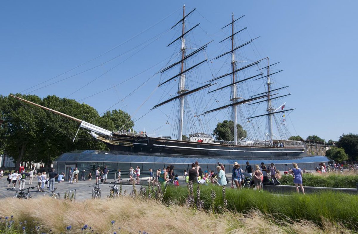 Also come see us at Cutty Sark, where we get this beautiful view for the weekend! #cuttysark #coffee #market