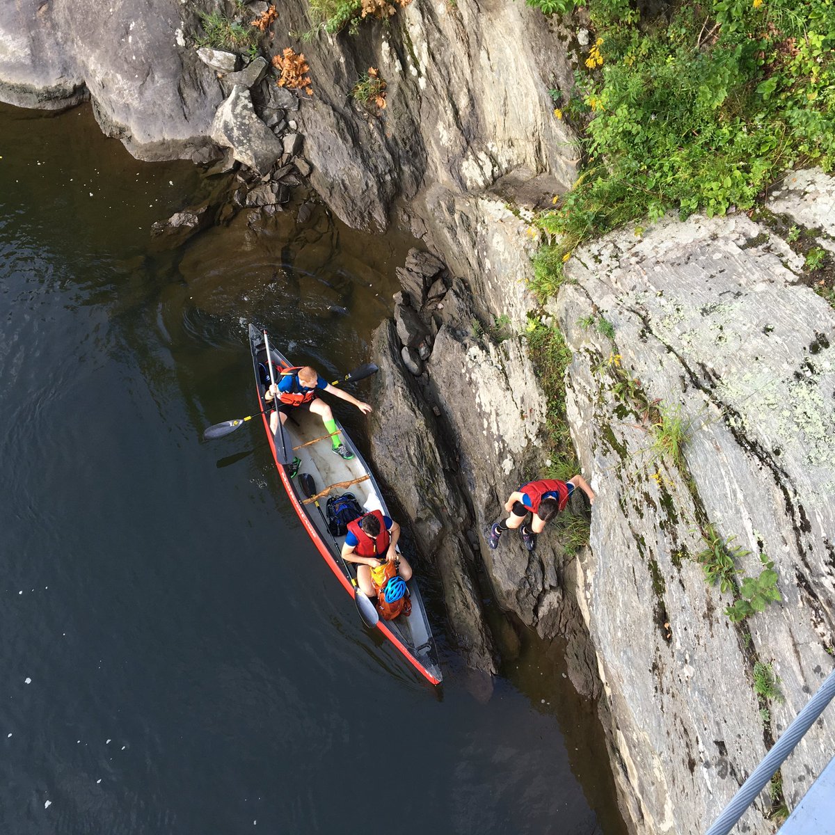 Strong Machine / <a href="/CliffWhiteNews/">Cliff White</a> enjoying the climb down from CP6