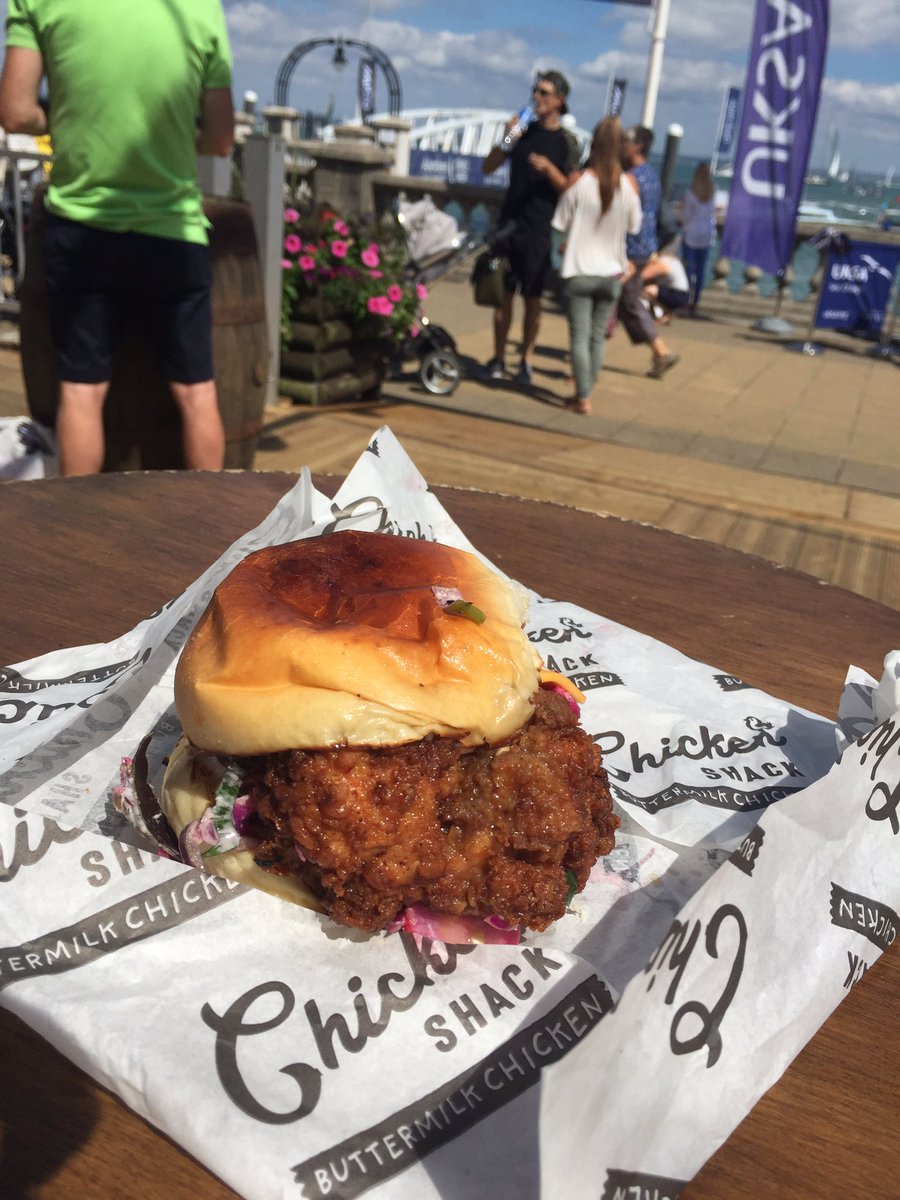 Chicken Burger <a href="/CowesParade/">Cowes Parade Village</a> - amazeballs <a href="/Chickenshackuk/">Chicken Shack</a>