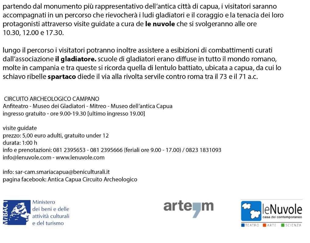 #italianmuseums4olympics: per #Olympics #rio2016, #domenicalmuseo con #spartacus all'#anfiteatrocampano di #smcv