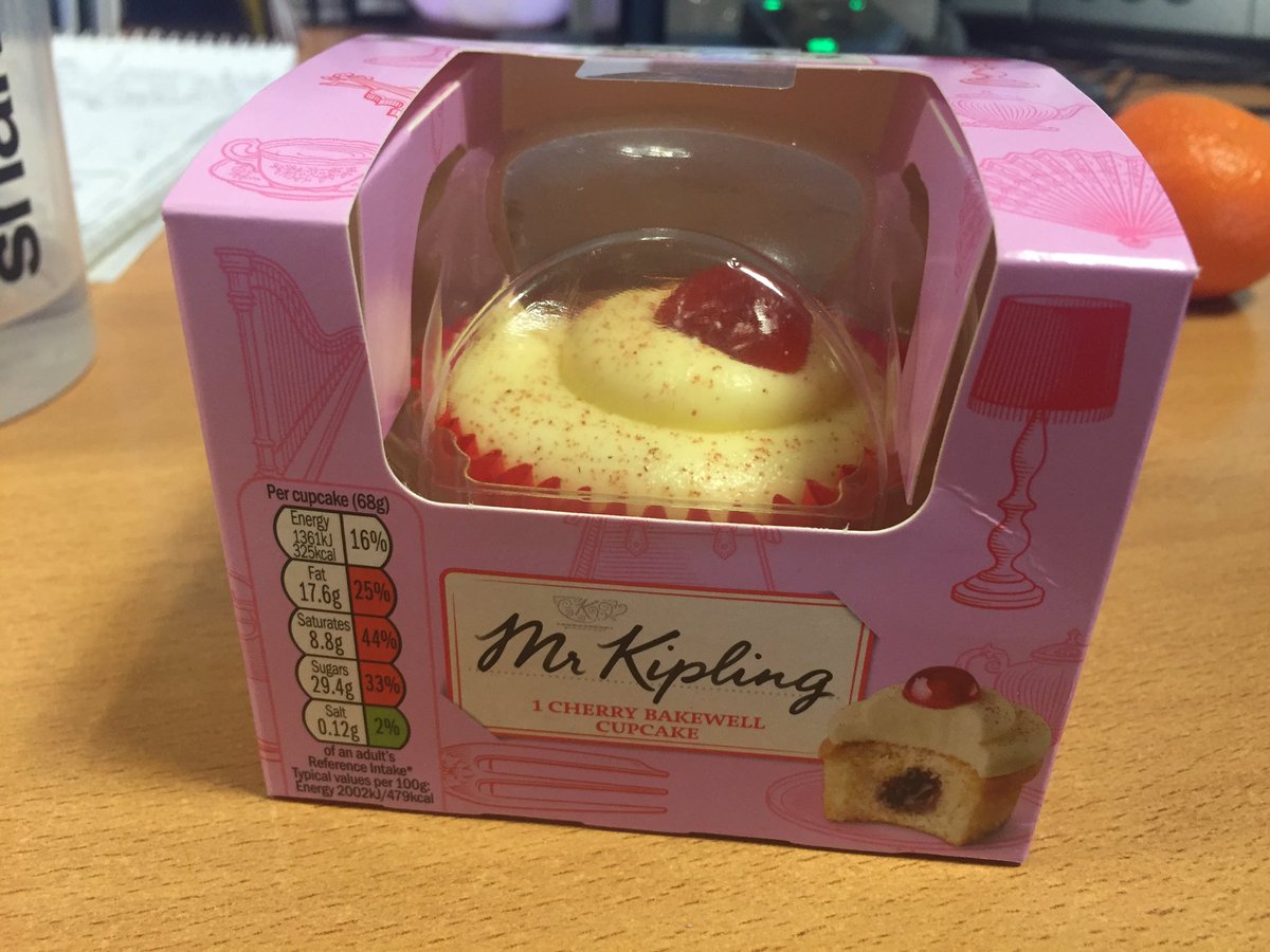 benwilesuk's tweet photo. Was given a #kiplings #cherrybakewell from @mrkiplingcakes for my third workiversary! Thank you! π°ππ΄ https://t.co/z47Zj0QqLV