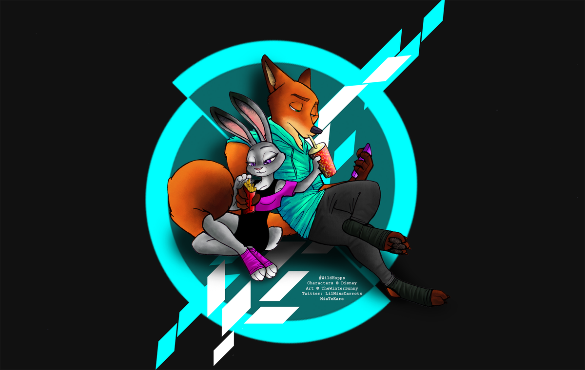 "Sometimes after a workout, there's nothing like a shake and fries." 

[More #Zootopia art 💕] @ByronPHoward