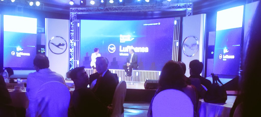 Lufthansa_RTS's tweet photo. @DIPPGOI Secretary @rabhishek1982 in the house #LHRunwaytoSuccess Grand Finale! Catch the live action on @ETNOWlive https://t.co/i9pd6doL78