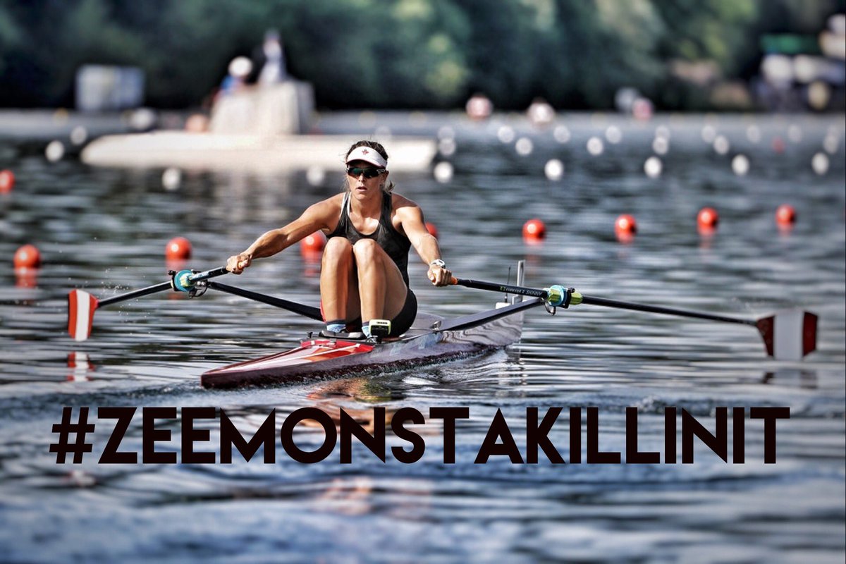 AthletesCAN's tweet photo. Our own #CDNAthleteLeader Carling Zeeman crushes her @Rio2016_en #singlesculls heat!! Onto the next round! #PROUD https://t.co/Bf7QCktsTG
