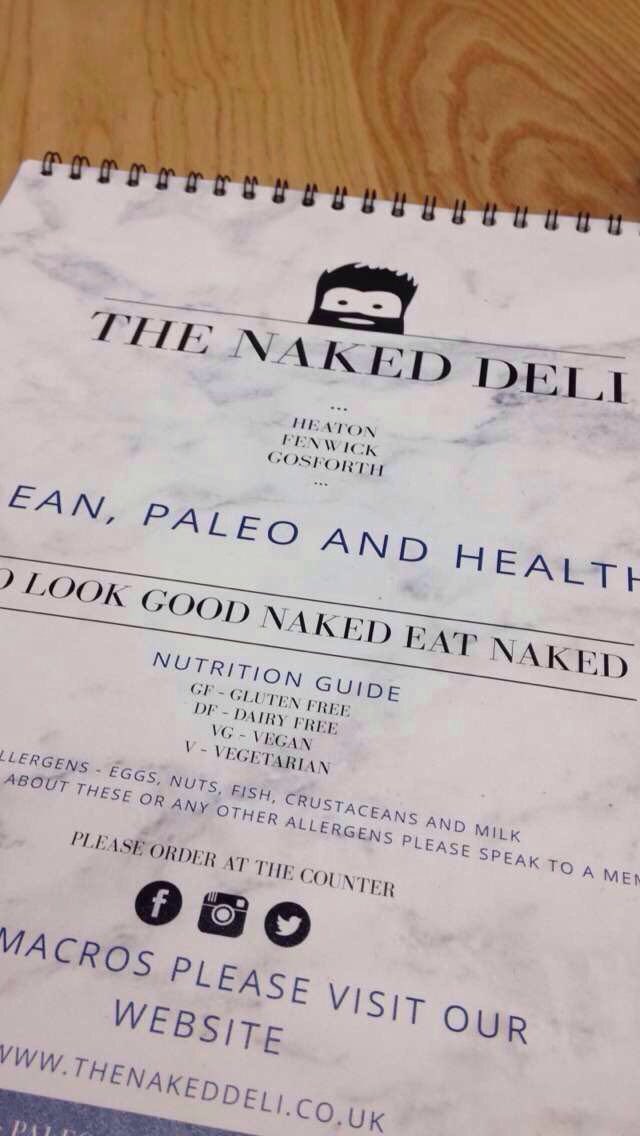 First experience at the #NakedDeli in Gosforth today! Highly recommend if your wanting eat clean and look mean 💪🏻