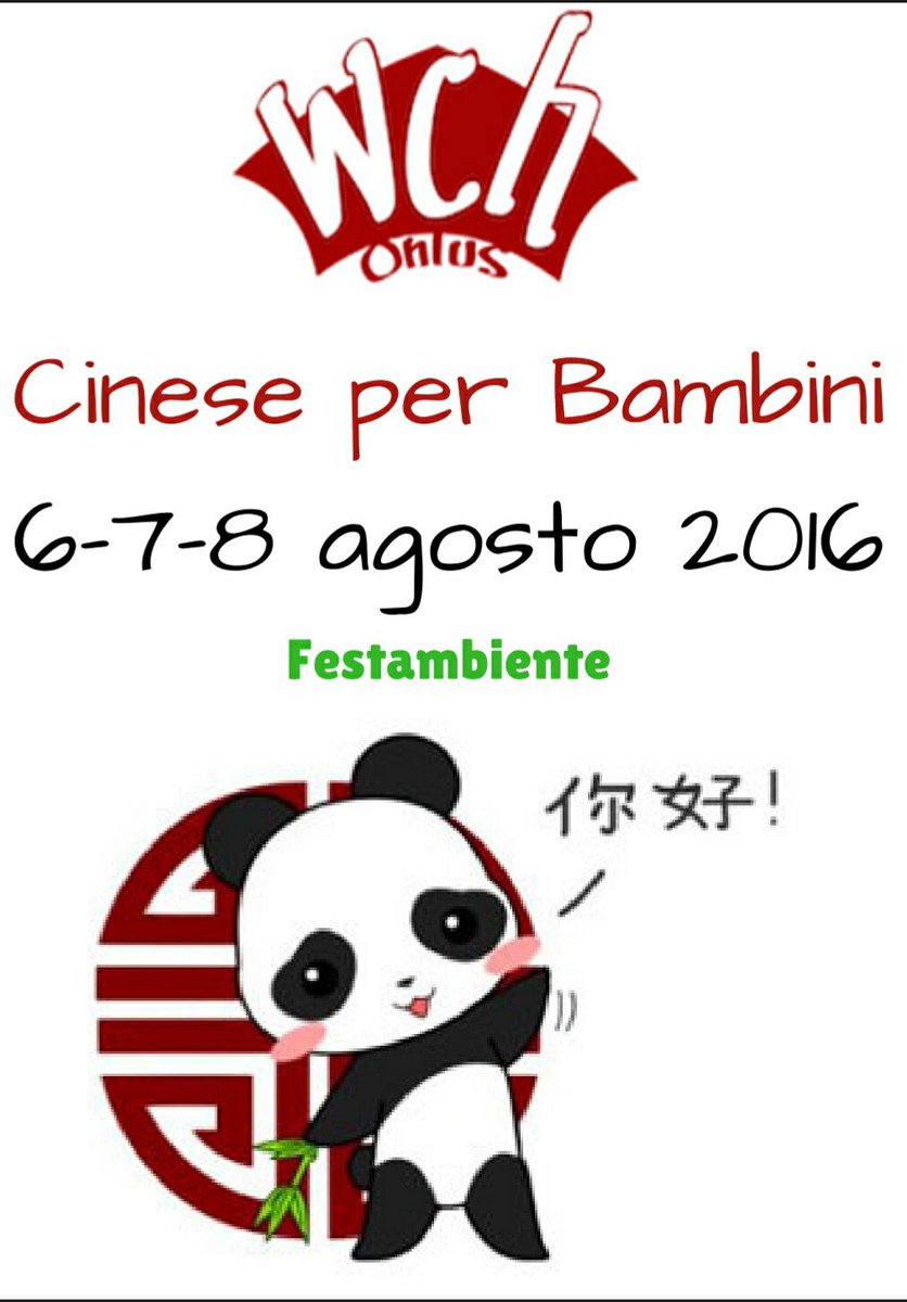 ChiaraBuchetti's tweet image. @WCH_Grosseto con #cinesebambini  a @Festambiente dalle 18 alle 20! Venite a trovarci!