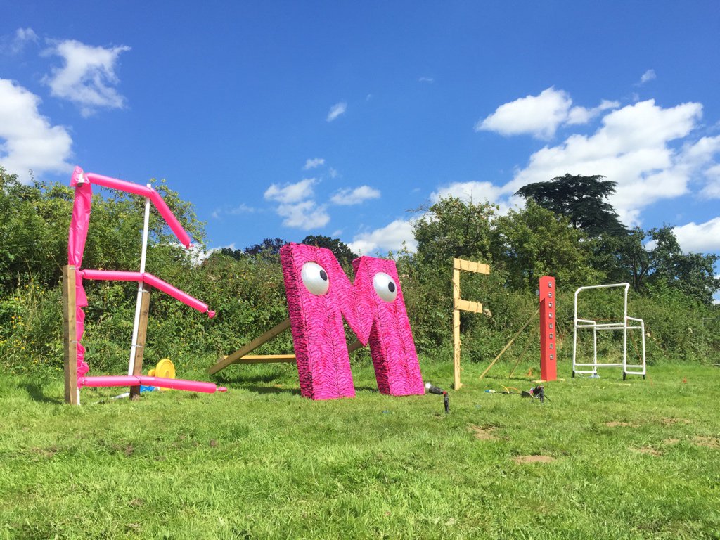 <a href="/emfcamp/">Electromagnetic Field</a> 2016 sign with cloud controllable digit 1