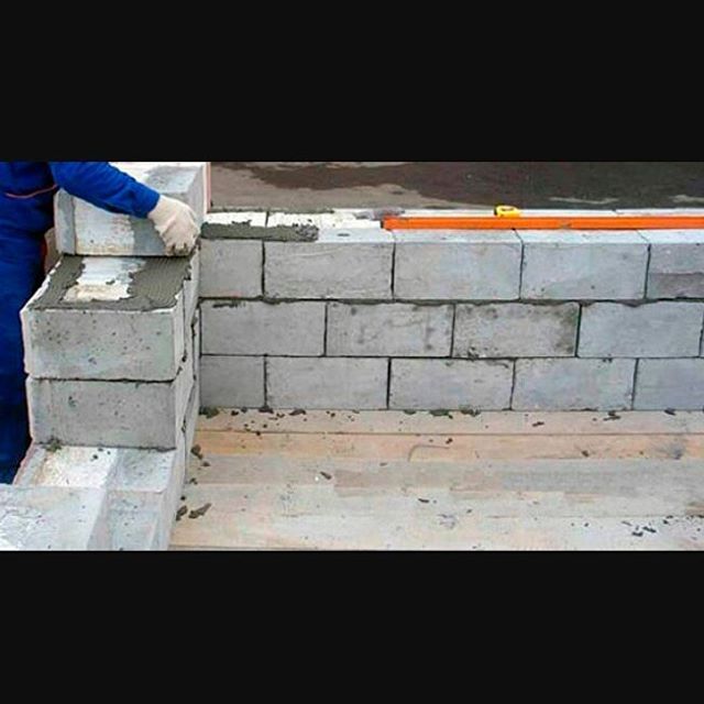 Фото из Башкирии on Twitter: \"Кладка пеноблока 👍🏚🏚🏚#пеноблоки # ...
