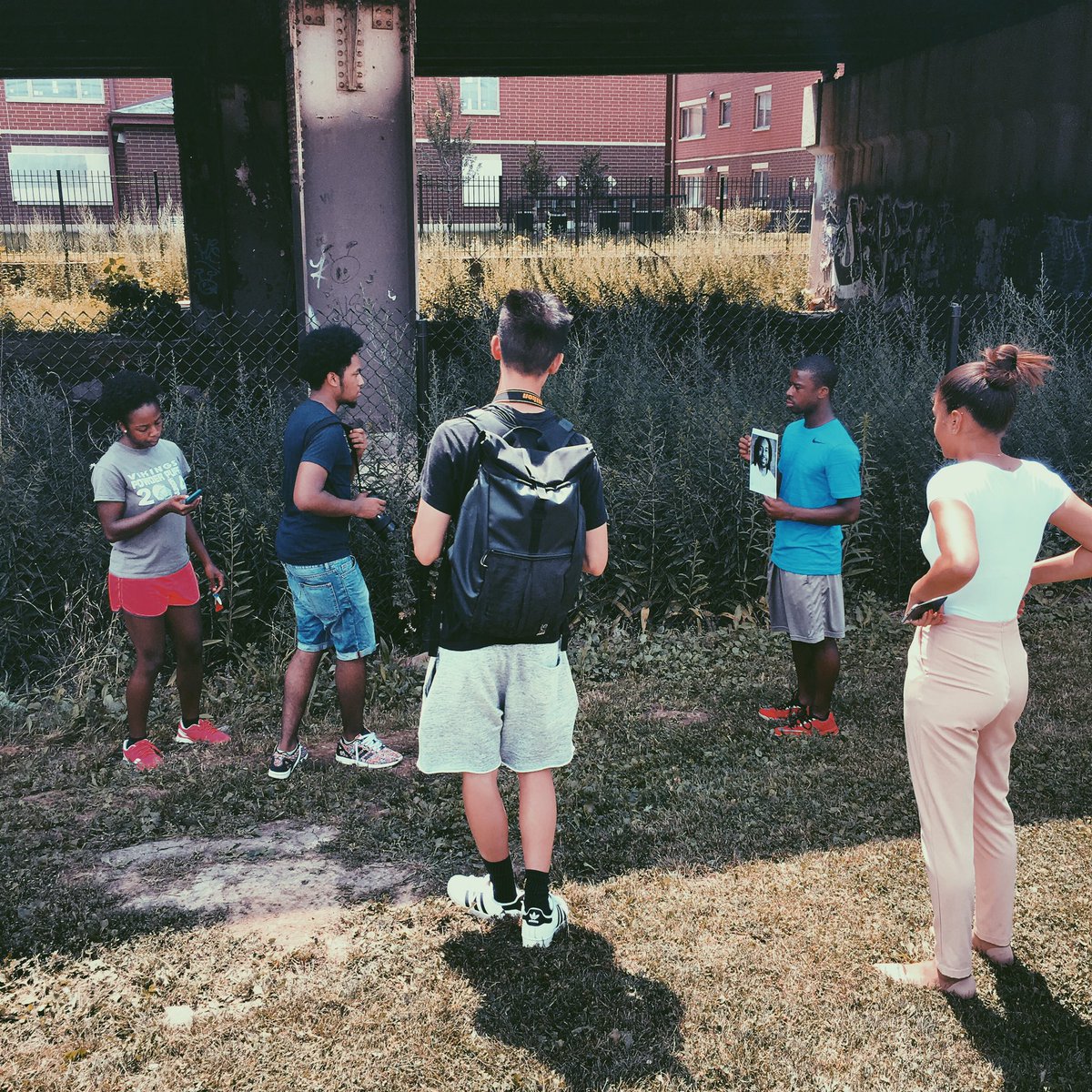 ProjConscious's tweet photo. Look behind the #ProjectConscious Victims of Brutality shoot on Day 1 yesterday! Day 2 today in Ping Tom Park! https://t.co/7qhlXTYjB9