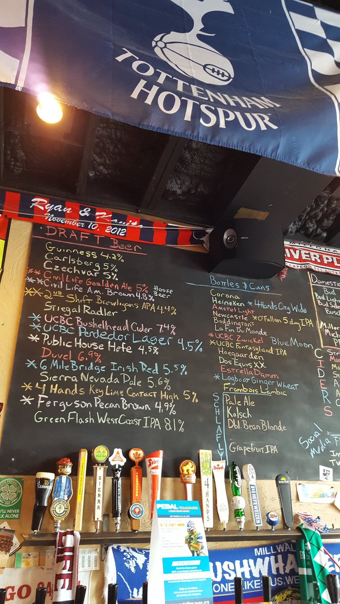 Irish Red Ale brewed w/ Honey on tap <a href="/Amsterdamtavern/">AmsterdamTavern</a> Olympic Soccer viewing pleasure <a href="/SMBbeer/">Six Mile Bridge Beer</a> #madewithintegrity