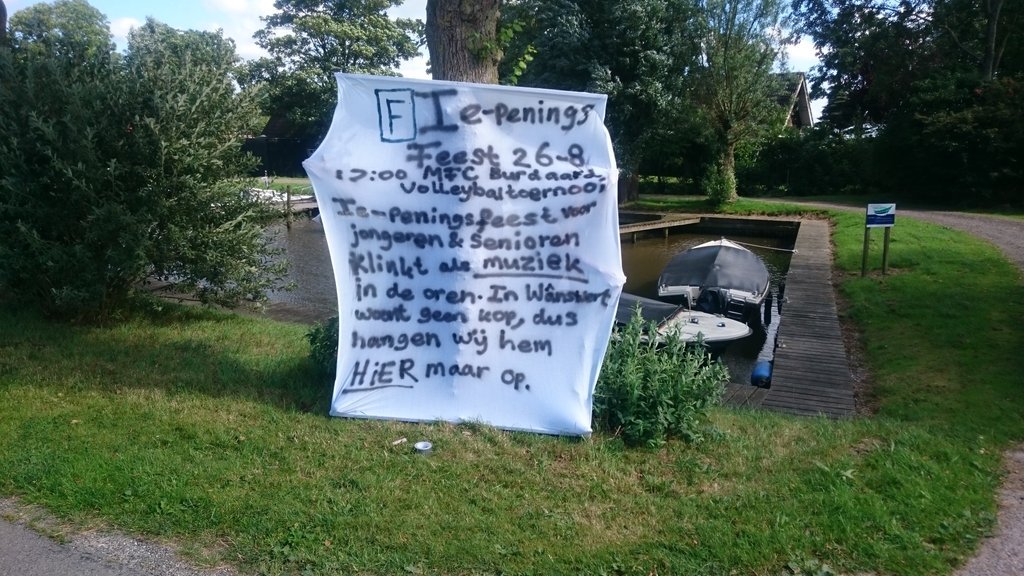 MFCBurdaard's tweet photo. Hoop in bange dagen Tergracht helpt graag mee met het promoten van het Ie-peningsfeest. Dank daarvoor! https://t.co/ekLATO7byL
